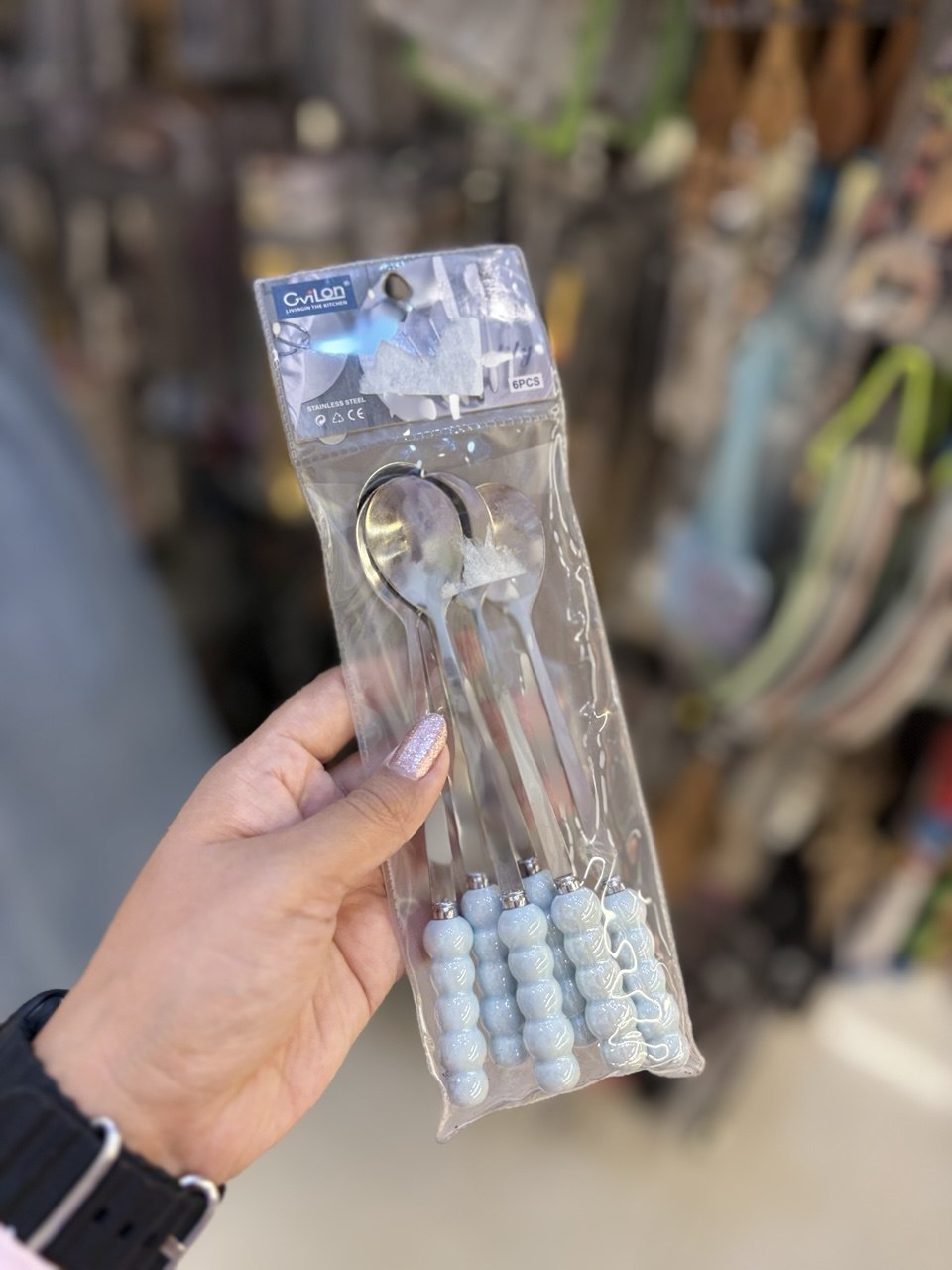 قاشق شربت خوری مرواریدی