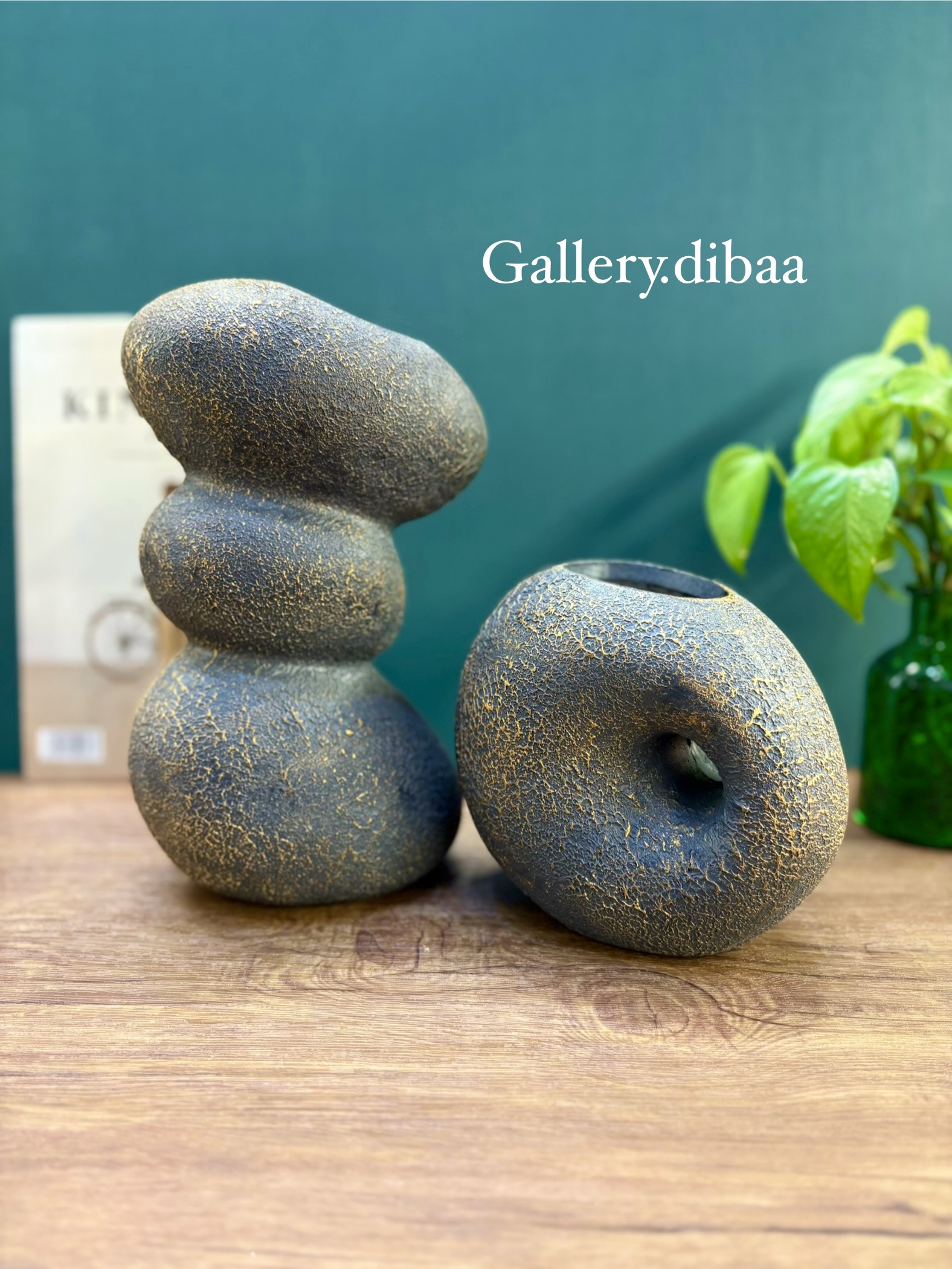 گلدان بی زاویه دوتایی