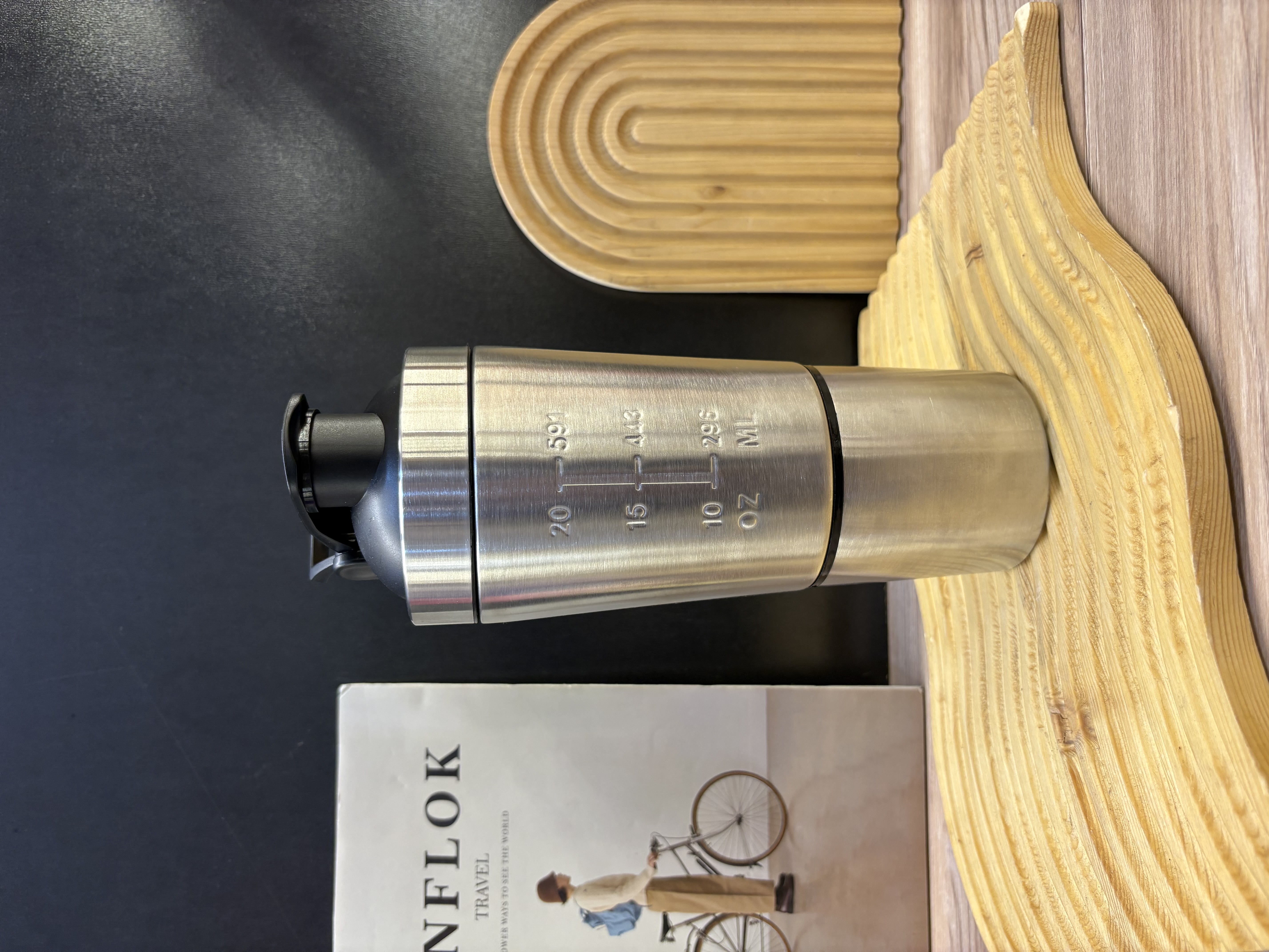 شیکر مندرج استیل 2تکه