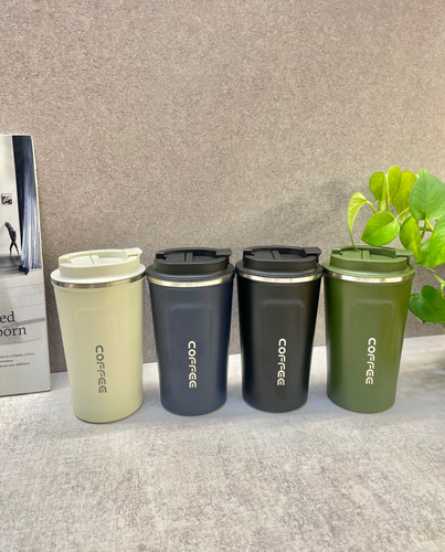 تراول ماگ بدنه پلاستیکی کافی coffee حجم 500 میل