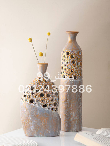 گلدان دوتایی پتینه